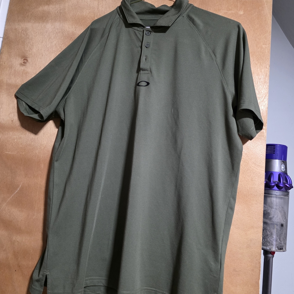 Oakley Forest Green Men's Polo Shirt